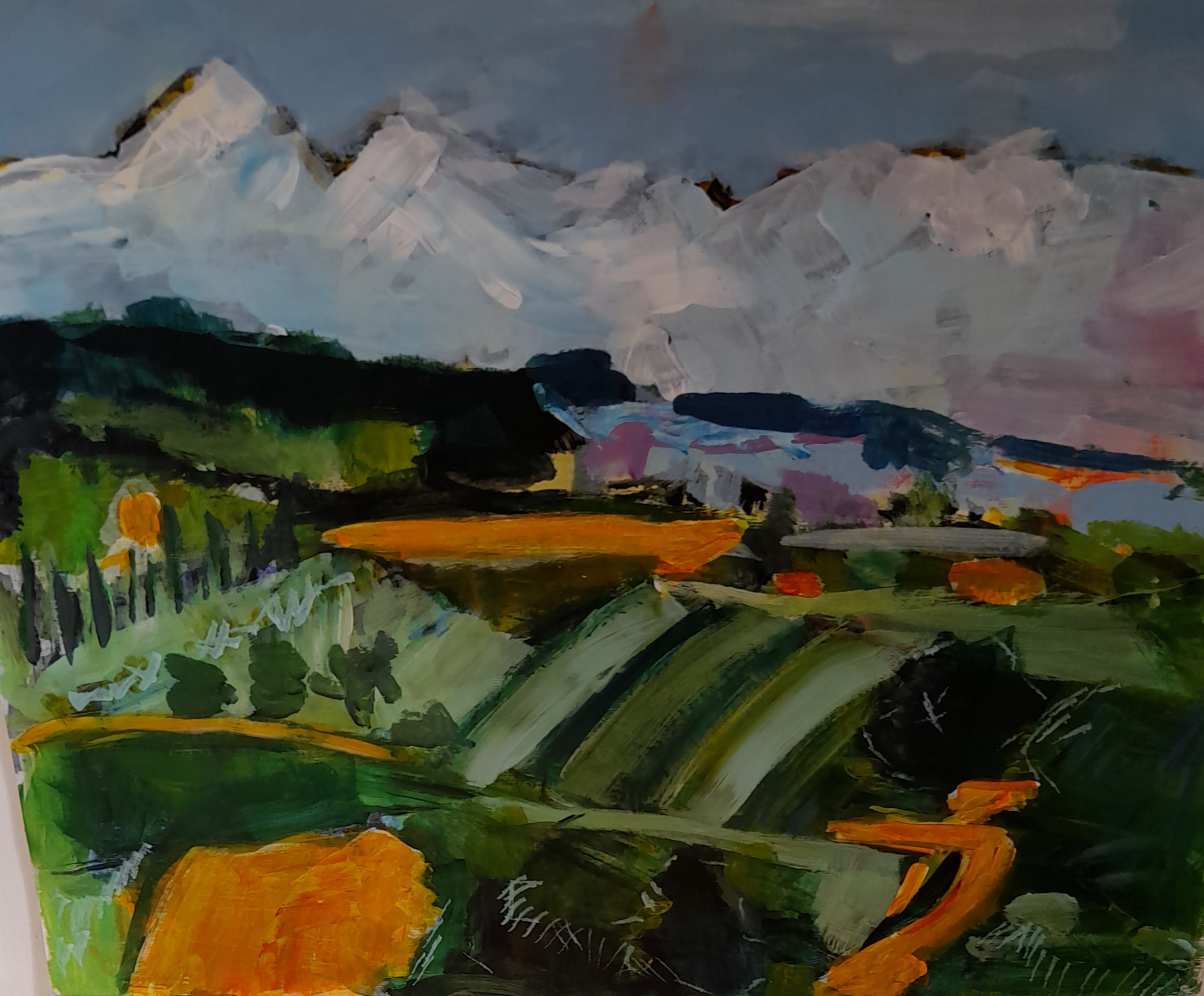 Towards the Pyrenees